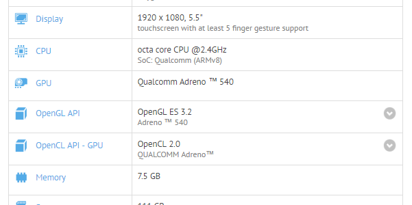 ظهور هاتف OnePlus 5 عبر منصة GFXBench